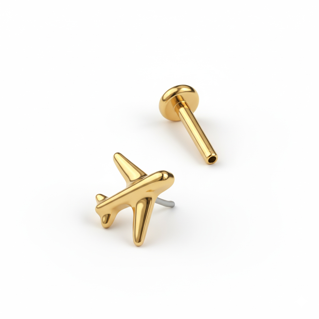 Flylabret af titanium