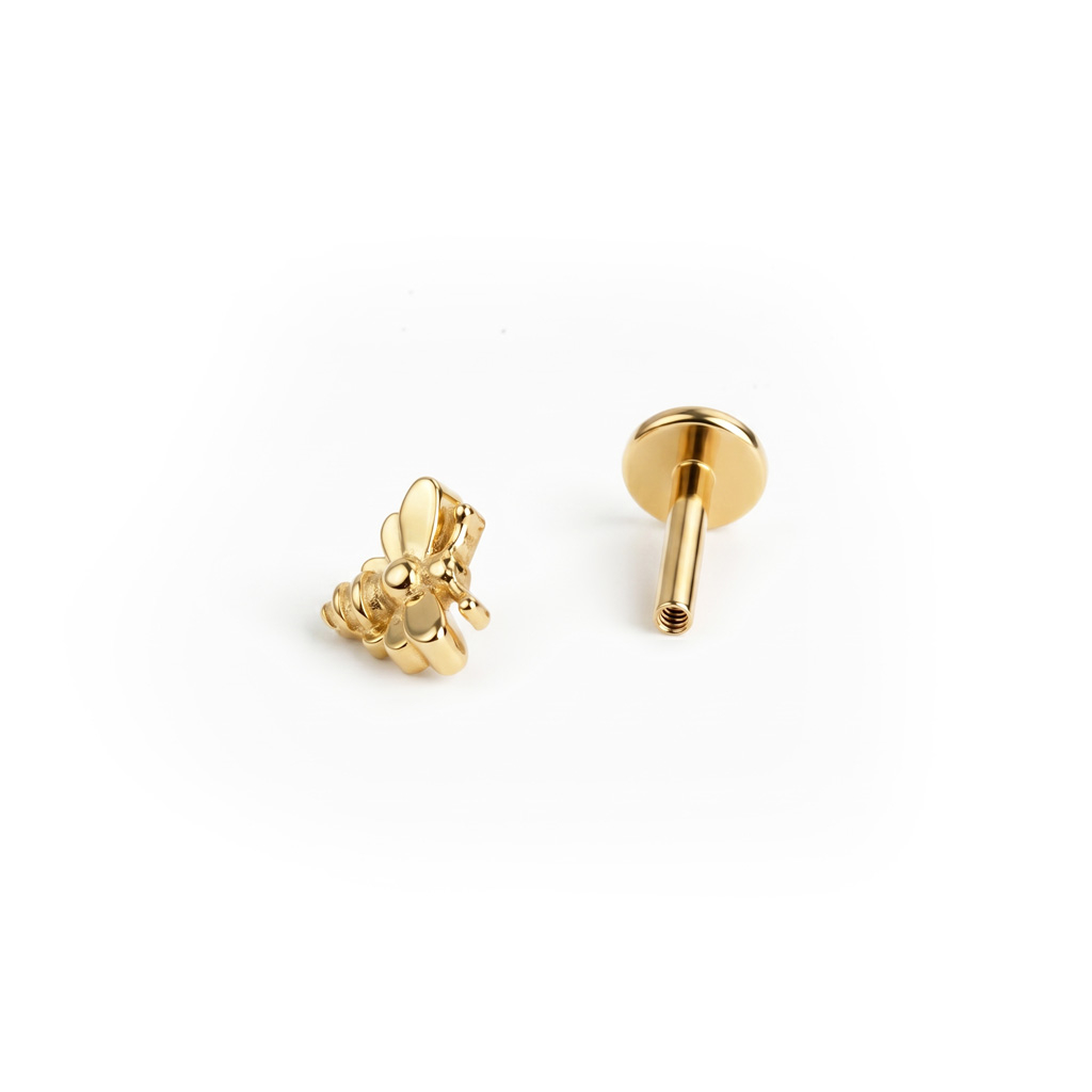 Titaniumlabret med bi