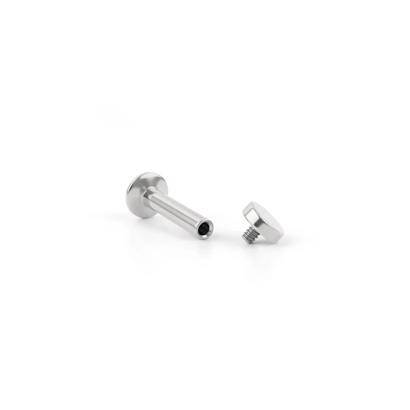 Labret med rund top og indvendigt gevind