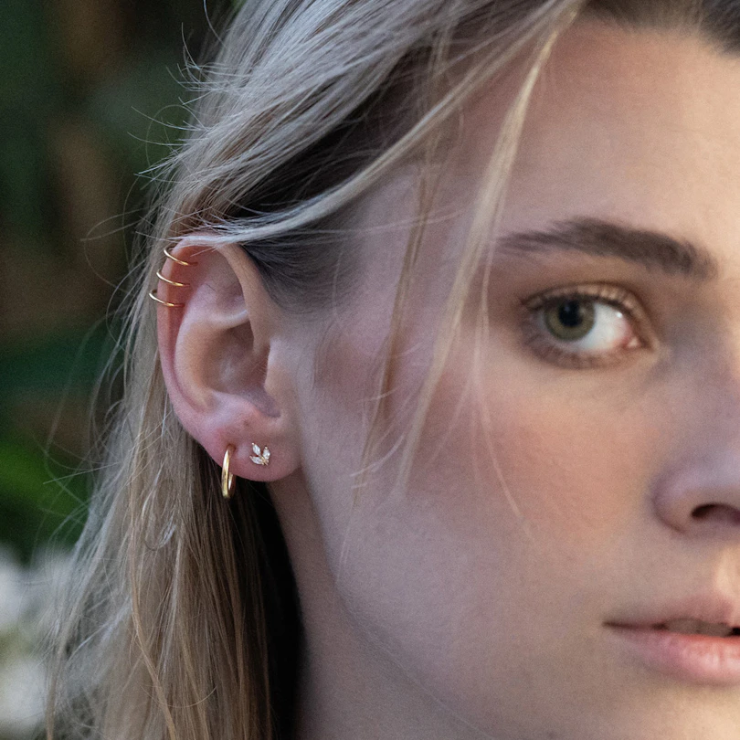 Fake ørepiercing