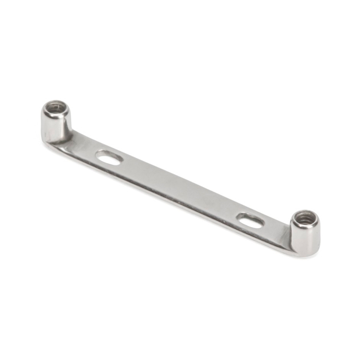Flad surface bar af titanium