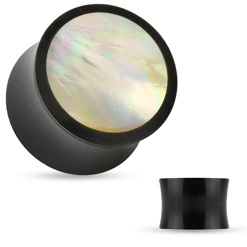 Plug af horn med perlemor