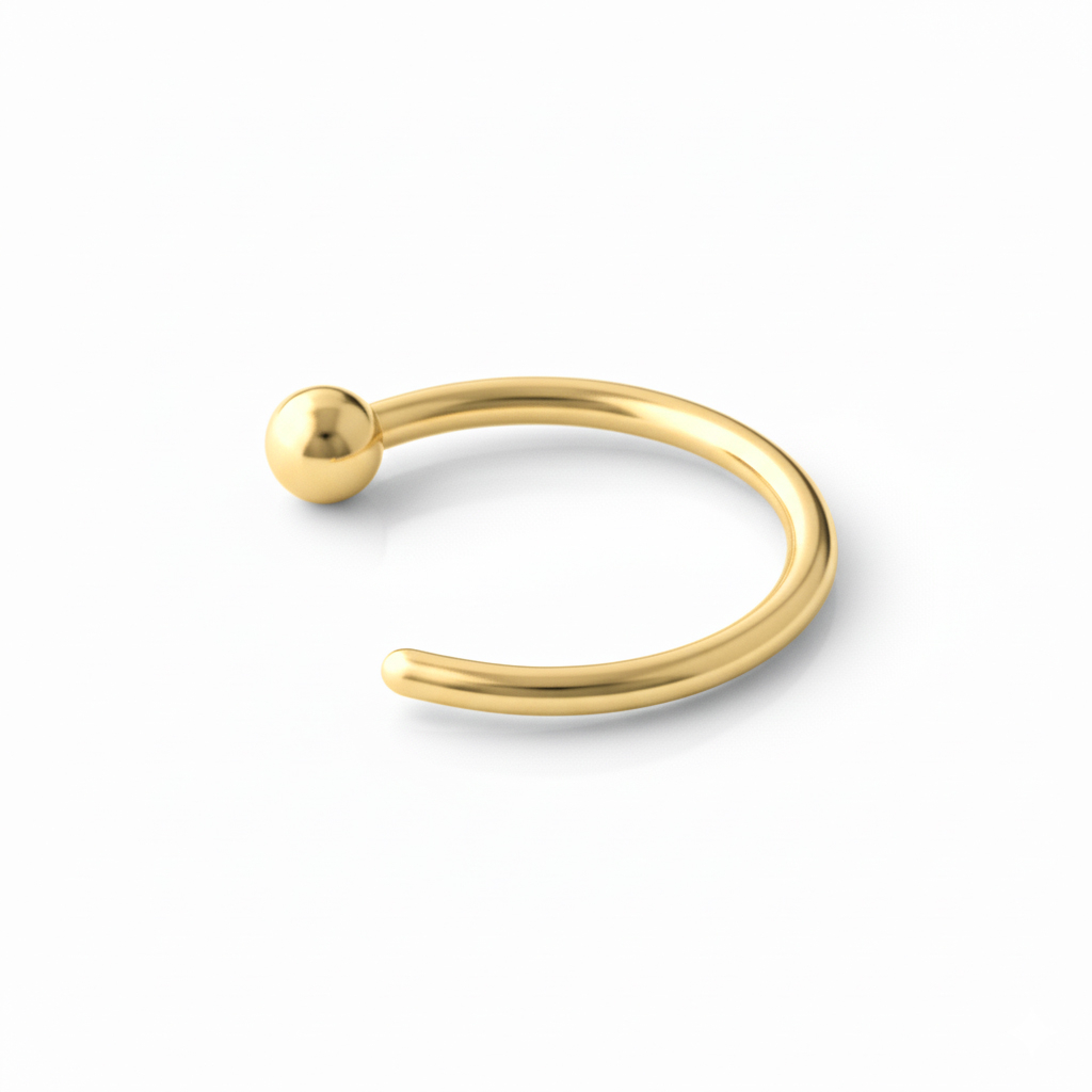 Enkel åben titaniumring